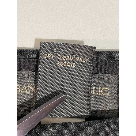 Banana Republic Mens Stretch Wool-Blend Dress Pants 34R Gray - Picture 7 of 11